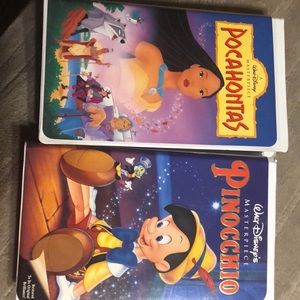 Bundle of 2 Disney VHS tapes